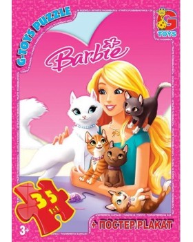 Пазли «Barbie», 35 елементів, ТМ G-Toys