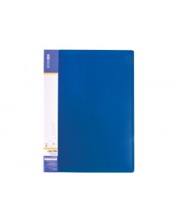 Папка с боковым прижимом Clip B, А4, light, синяя, ТМ Economix