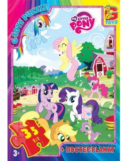 Пазли «My little Pony», 35 елементів, ТМ G-Toys