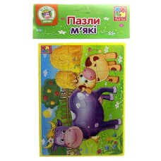 Пазли для малюків «Тварини ферми», ТМ Vlady Toys