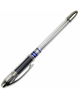 Ручка масляная, черная, 0,7 мм, 2500 м «Max Writer Silver» ТМ Hiper