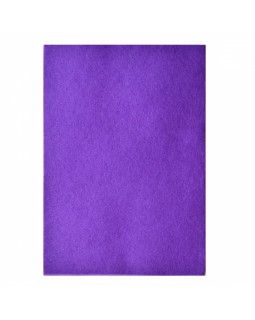 Фетр 21 х 30 см, 1,2 мм, мягкий, пурпурный, 10 листов, Santi
