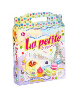 Набор тесто для лепки «La petite desserts» 14 предметов, в коробке 41,5х32,5х7,5 см
