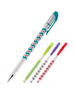 Ручка шариковая, синяя «Breeze» в ассортименте, ТМ Axent