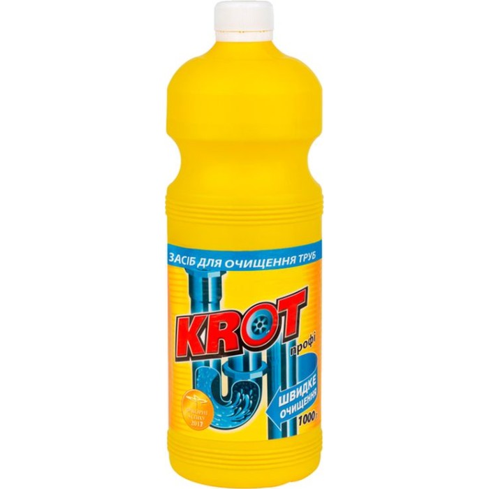 Засіб для чищення труб «Кріт» 1 л, ТМ Онікс