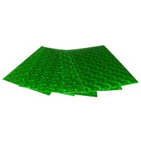 Фоаміран A4 товщиною 1,8 мм 5 аркушів, голографічний зелений, ТМ Мандарин