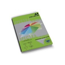 Папір кольоровий А4 100 аркушів 160 г/м2, інтенсив зелений, SPECTRА COLOR