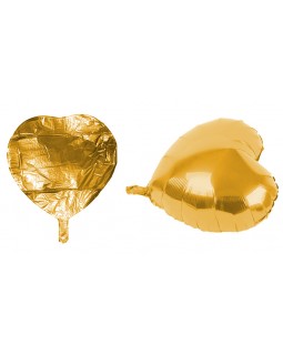 Шарики фольгированные «Золотое сердце» 46 см, без палочки