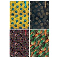 Блокнот «Pattern styl» А5 на 160 аркушів у лінію з твердою ламінованою обкладинкою, в асортименті, ТМ Рюкзачок