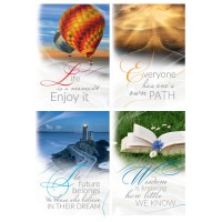 Блокнот «BEAUTIFUL DREAMS», А5, 72 аркуші, клітинка, тв. палітурка, ламін. обкл., в асортименті