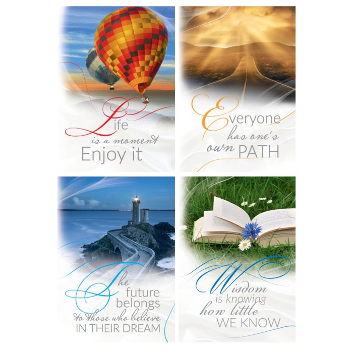 Блокнот «BEAUTIFUL DREAMS», А5, 72 аркуші, клітинка, тв. палітурка, ламін. обкл., в асортименті