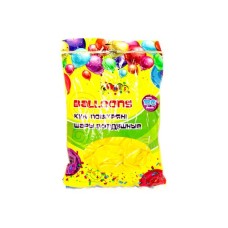 Кульки повітряні діаметр 12, перламутрові, золоті, 100 штук в упаковці