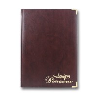 Папка вітальна Miradur «Вітаємо» А4 бордова, TM Brisk