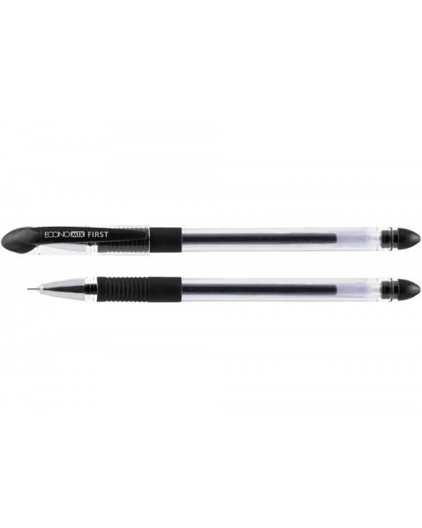 Ручка гелевая, черная, 0,5 мм «ECONOMIX FIRST»
