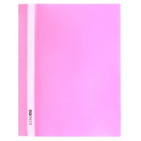 Папка-швидкозшивач А4 з прозорим верхом без перфорації, рожева, ТМ Economix