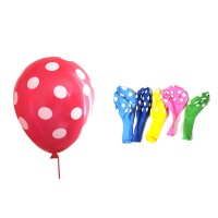 Кульки повітряні «Горошок» 30 см, в асортименті, Gemar