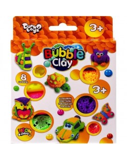 Креативна творчість «Bubble Clay», 8 кольорів, ТМ Данко Тойс