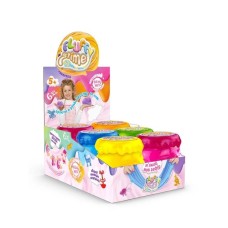 В'язка маса «Fluffy Slime» 6 XL, в асортименті, у коробці 10х10х12 см, ТМ Данко Тойс