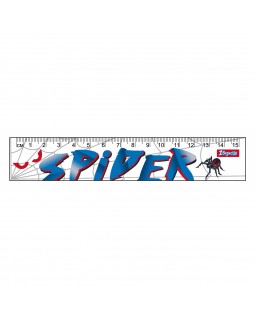 Лінійка «Spider», 15 см, ТМ 1 Вересня