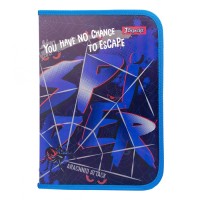 Папка для праці «FC Spider» А4 пластикова на блискавці, ТМ 1 Вересня