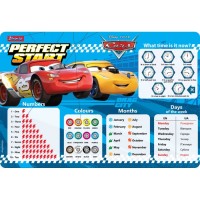 Підкладка для столу, дитяча «Cars» англ., укр., ТМ 1 Вересня