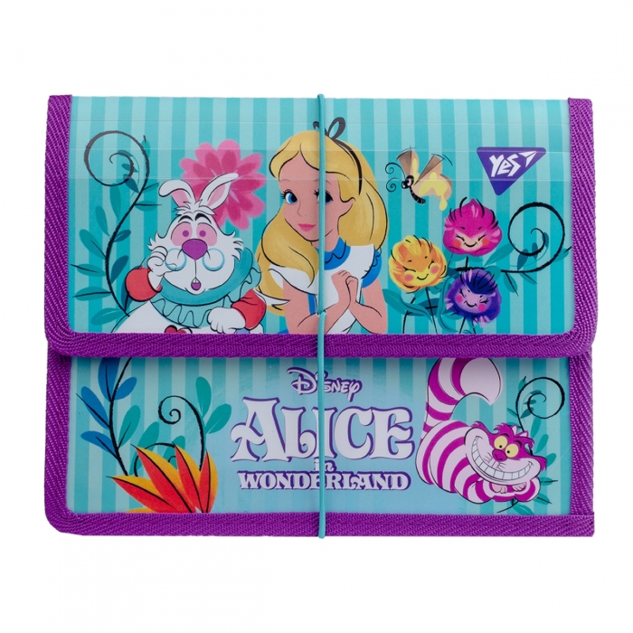 Папка В5 для зошитів пластикова на резинці «Alice» ТМ YES