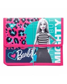 Папка В5 для зошитів пластикова на резинці «Barbie» ТМ YES