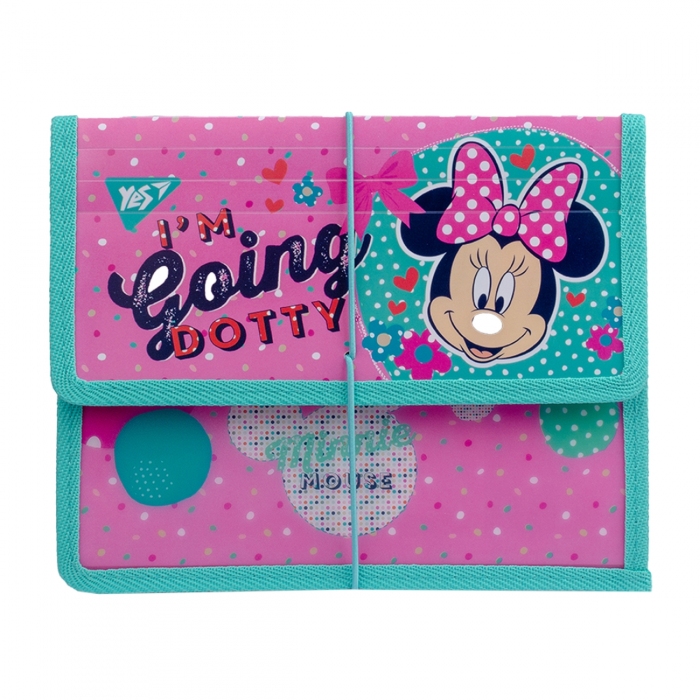 Папка для зошитів «Minnie Mouse», В5, пластикова, на гумці, ТМ YES