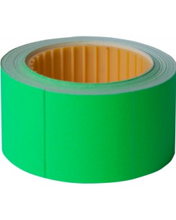 Етикетки-цінники 30х40 мм зелені 150 шт., зовнішня намотка, ТМ Buromax