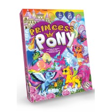 Гра настільна «Princess Pony» розважальна, у коробці 36х25х2 см ТМ Данко Тойс