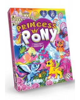 Гра настільна «Princess Pony» розважальна, у коробці 36х25х2 см ТМ Данко Тойс