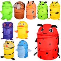 Кошик для іграшок 51х70 см та діаметром 42 см на липучці, в асортименті, у пакеті 45х45х2 см