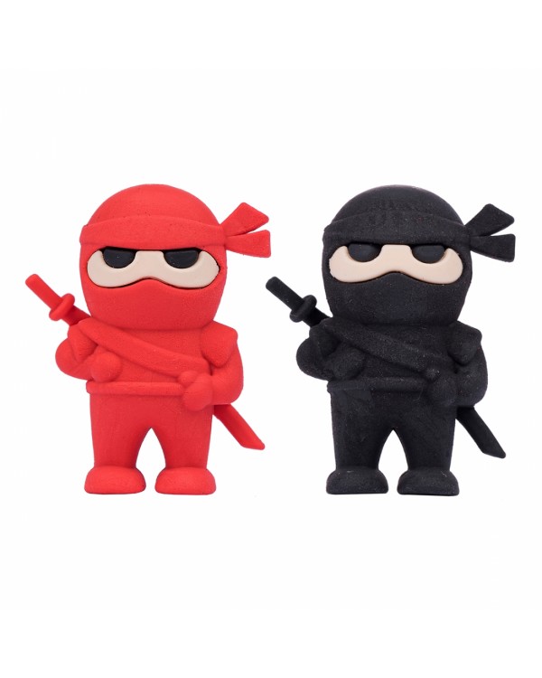 Гумка фігурна «Ninja», 2 кольори в упаковці, ТМ YES