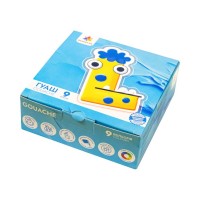 Фарби гуашеві «Захоплення» на 9 кольорів по 20 мл, Гамма-Н