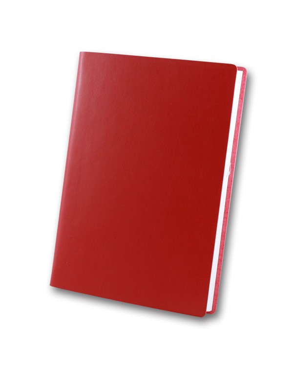 Ежедневник недатированный А5, 176 л., 142 х 230 мм, интегральный «Frankfurt» красный