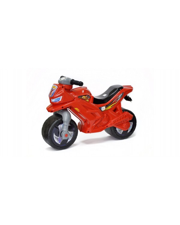 Мотоцикл з сигналом, 2-колісний, червоний, до 30 кг, 68х28х47 см