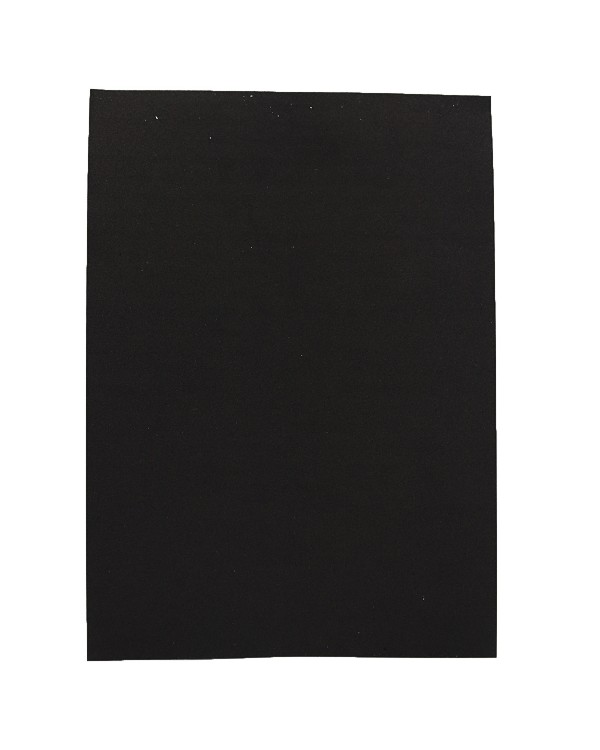 Фоамиран A4, 1,5 мм, черный с клеем, 10 листов, ТМ J.Otten