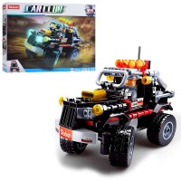 Конструктор «Джип» на 158 деталей та фігуркою, у коробці 23,5х19х4,5 см, SLUBAN