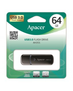 Флеш - карта « APACER Flash-Drive» 64GB black USB3.0