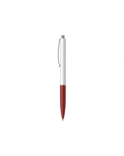 Ручка кулькова, автоматична, синя, 0,7 мм, корпус біло-червоний «SCHNEIDER К15»