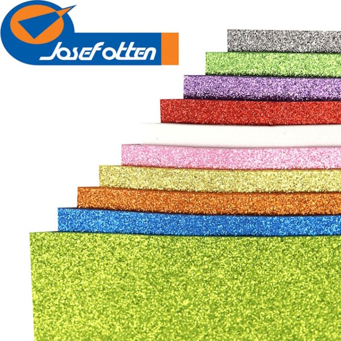 Фоаміран A4 1,7 мм з глітером на 10 кольорів, ТМ J.Otten