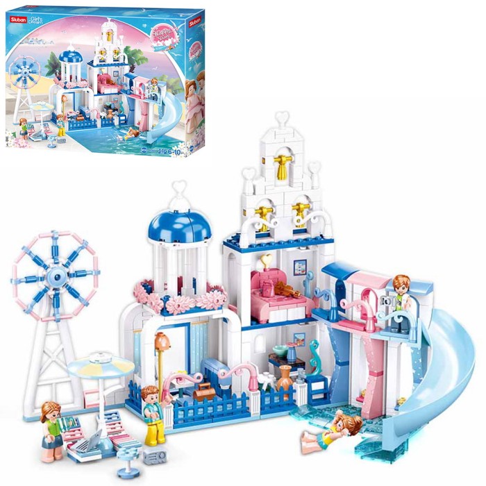 Конструктор «Центр розваг. Аквапарк» 446 деталей, в коробці 42,5х33х7 см, SLUBAN