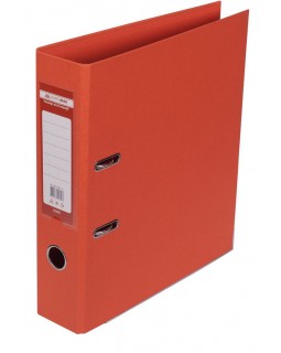 Папка-реєстратор «ELITE» А4 двостороння збірна 70 мм PP, помаранчева, ТМ JOBMAX
