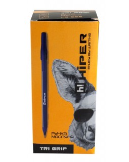 Ручка масляна, синя, 0,7 мм «Tri Grip» ТМ Hiper