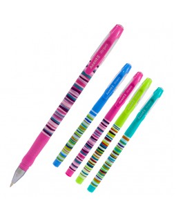 Ручка «Stripes», кулькова, синя, ТМ Axent