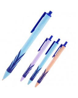 Ручка «Wave», кулькова, автоматична, синя, TM Axent
