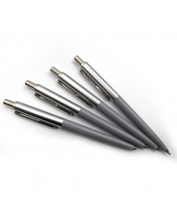 Ручка кулькова, автоматична, металева «Luxor Star» сіро - срібний корпус
