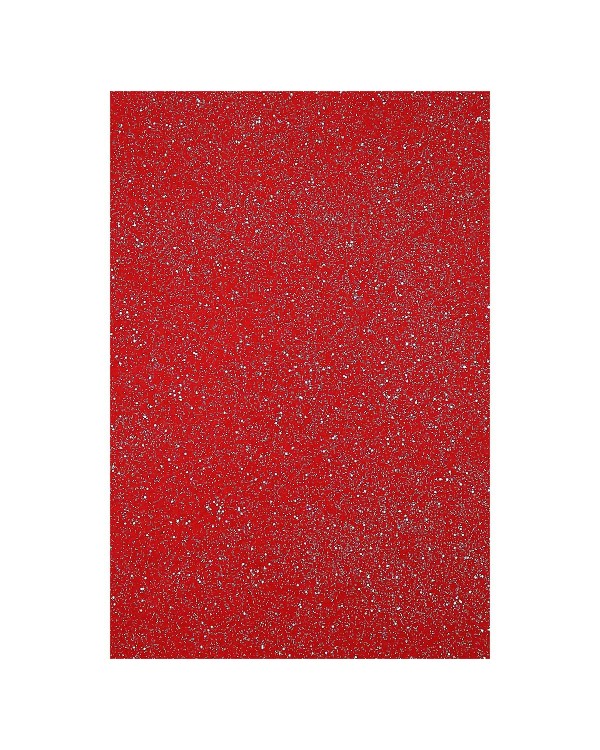 Фетр A4, hard, 170 gsm, 1,2 мм, 10 листов, с глитером, красный, ТМ J.Otten