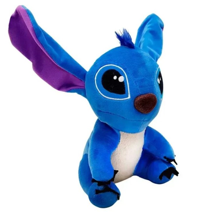 М`яка іграшка «Стіч» 30 см синя, ПП Копиця