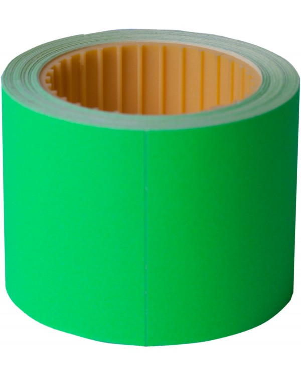 Етикетки-цінники 50х40 мм зелені 100 шт, 4 м, зовнішня намотка, ТМ Buromax